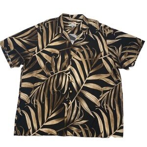 Paradise Found New With Tags Palm Fronds Hawaiian Camp Shirt sz 3x
